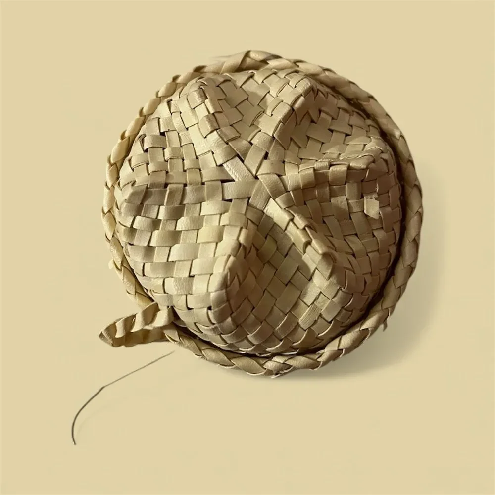 Small Tan Handmade Woven Box